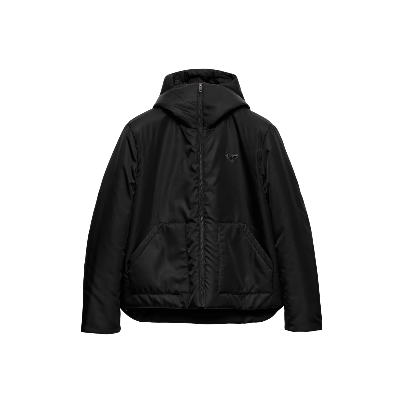 VESTE À CAPUCHE EN RE-NYLON