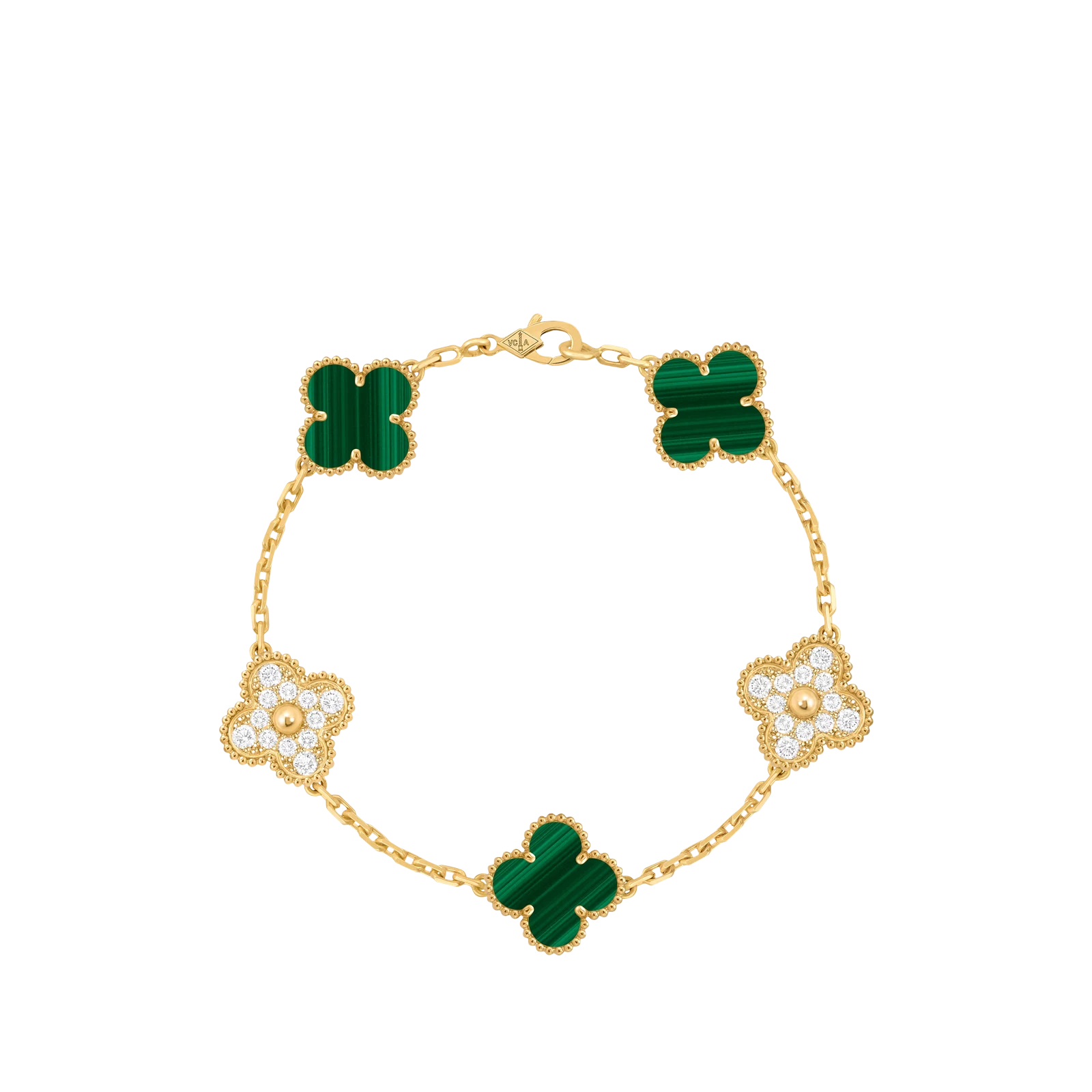 VINTAGE ALHAMBRA 5 MOTIFS MALACHITE