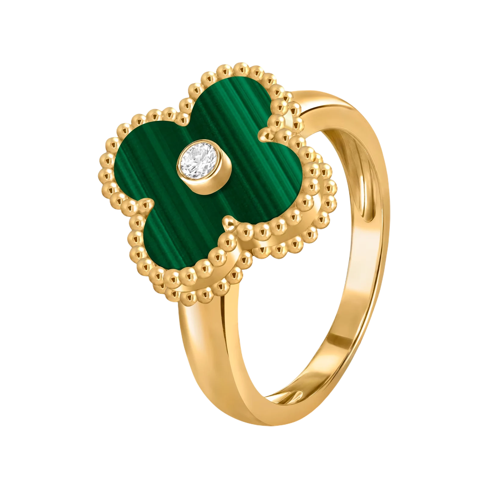 VINTAGE ALHAMBRA DIAMANT MALACHITE