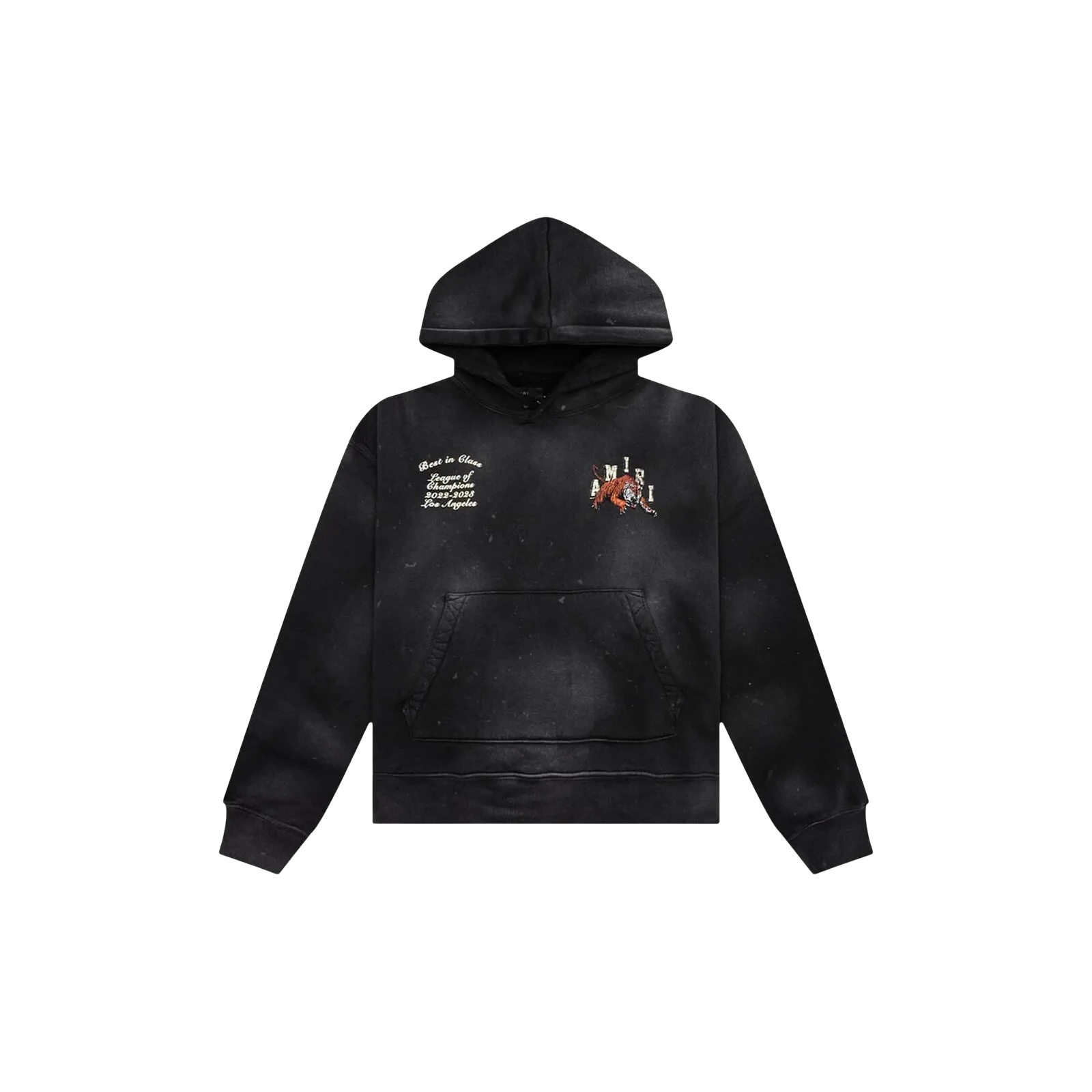 VINTAGE TIGER VARSITY HOODIE « BLACK »
