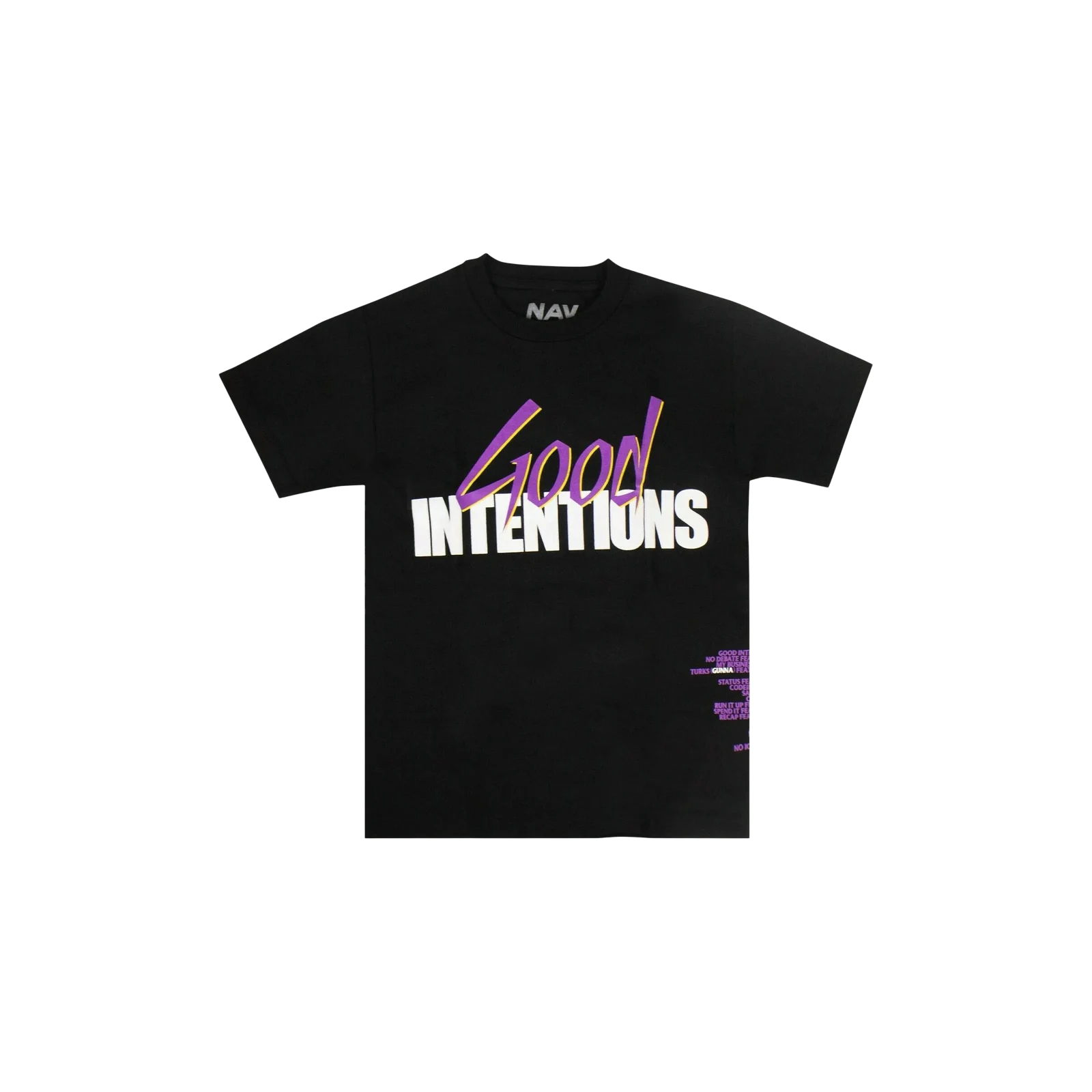 GOOD INTENTIONS SHORT-SLEEVE T-SHIRT « BLACK »