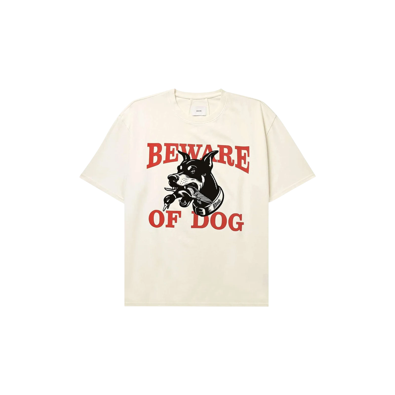 WARNING LOGO TEE « VINTAGE WHITE »