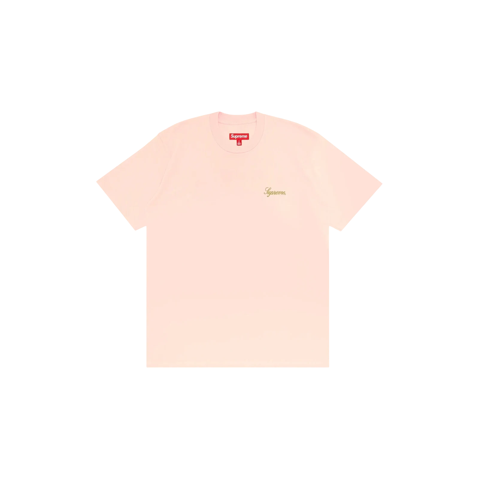 WASHED SCRIPT SHORT-SLEEVE TOP « ROSE »