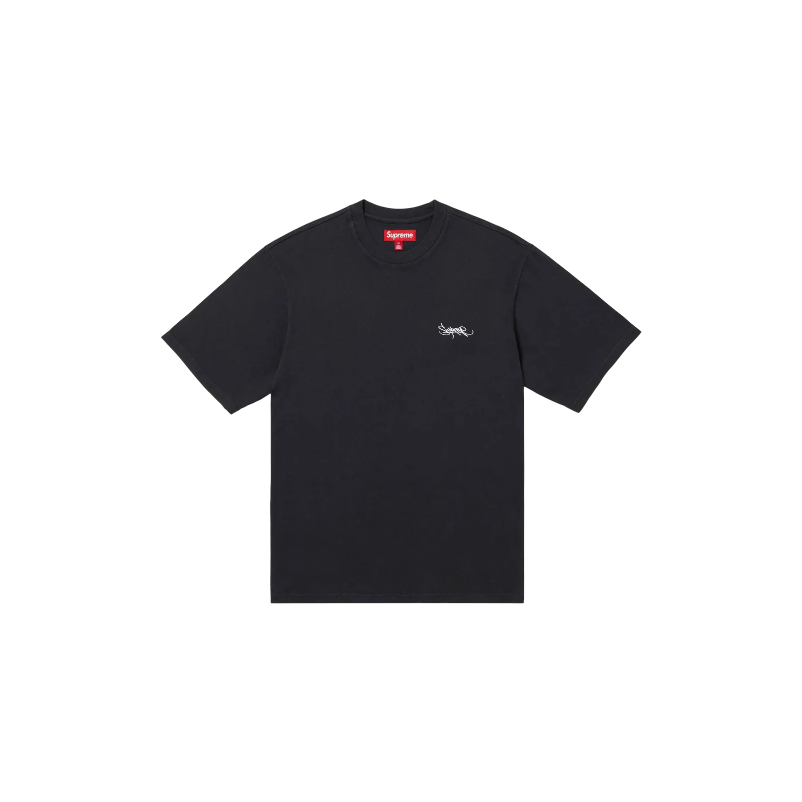 WASHED TAG SHORT-SLEEVE TOP « BLACK »