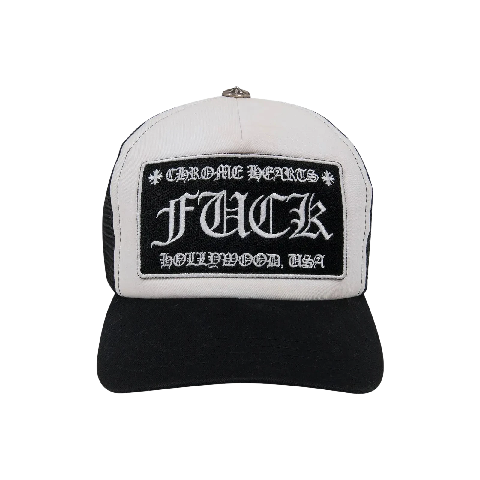 FUCK HOLLYWOOD TRUCKER HAT « BLACK/WHITE »
