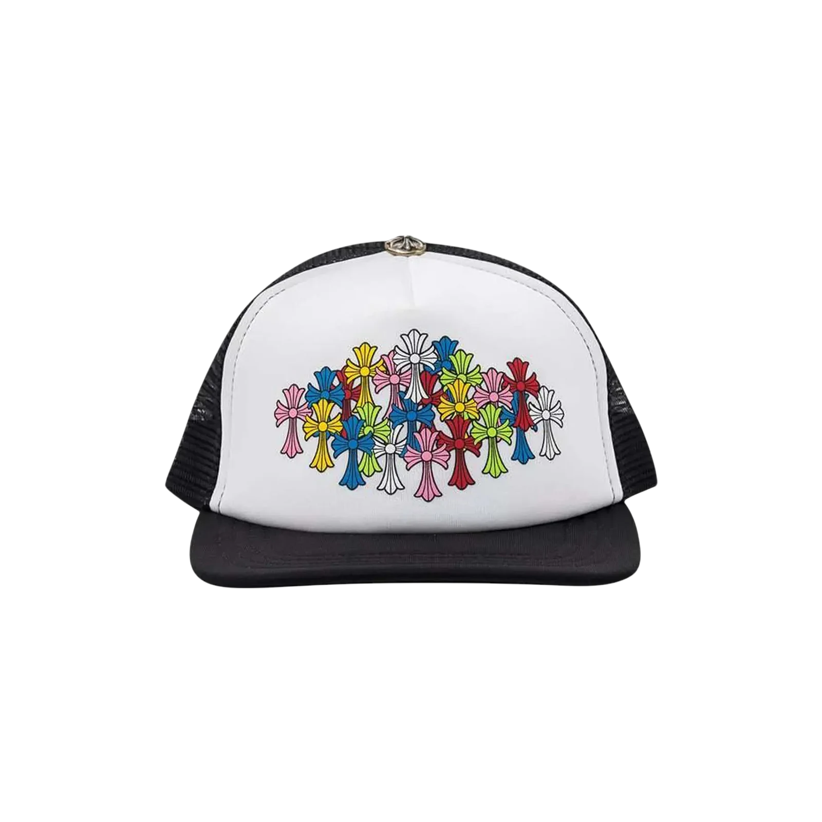 MULTI CROSS TRUCKER HAT « BLACK/WHITE »