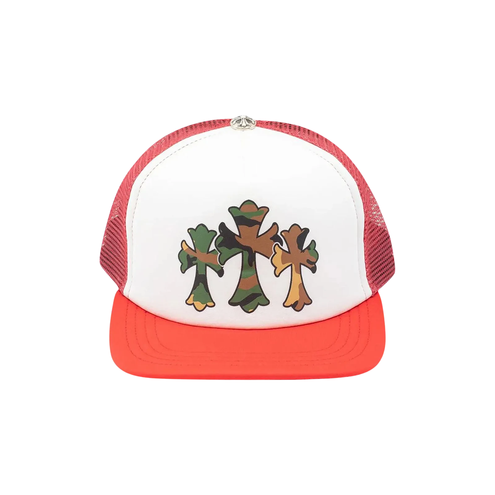 TRIPLE CROSS TRUCKER HAT « RED/WHITE »