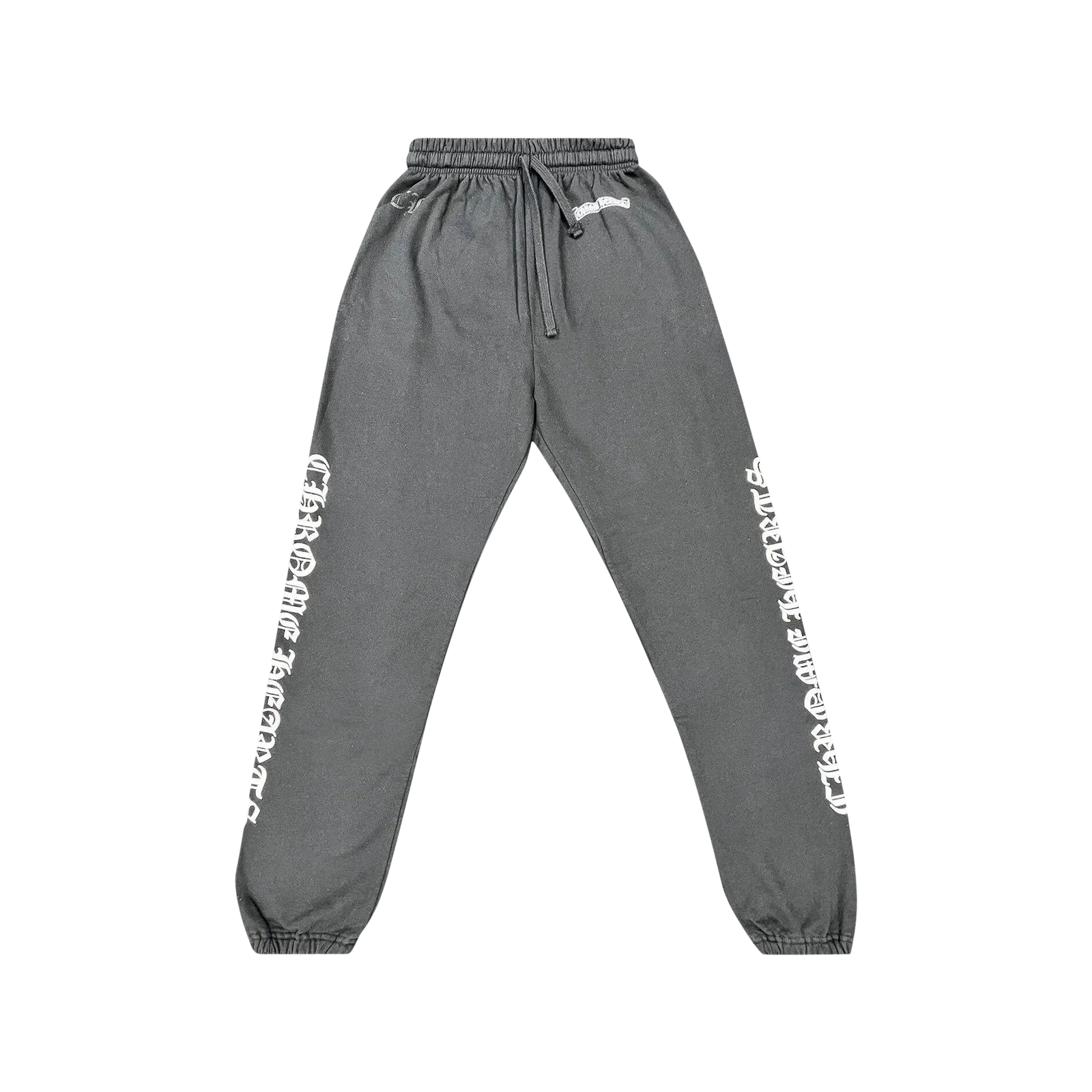 SCRIPT LETTER SWEATPANTS « BLACK/WHITE »