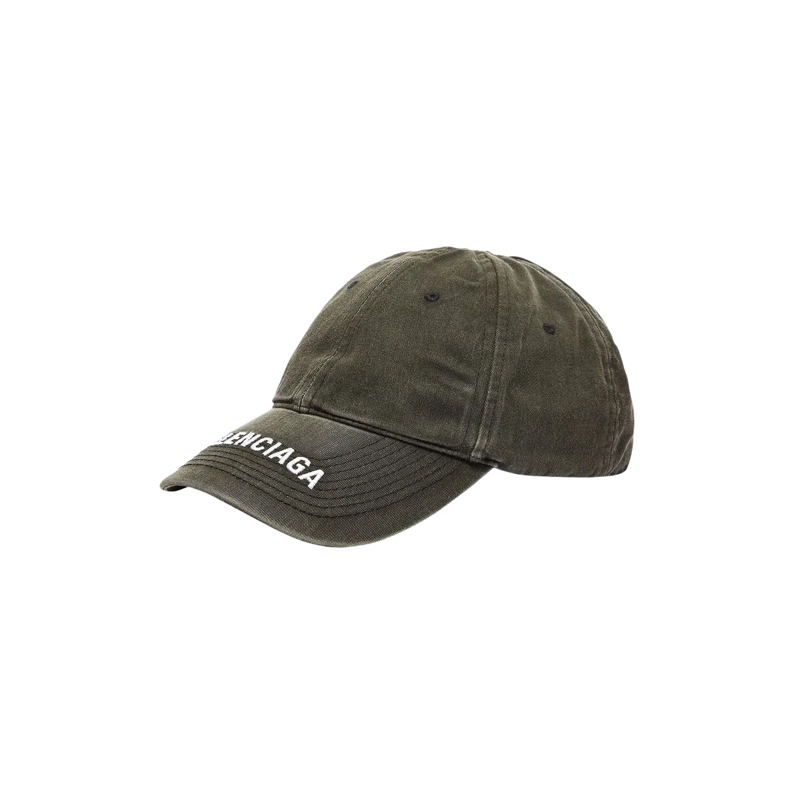 WASHED DENIM LOGO BASEBALL CAP « BLACK/WHITE »