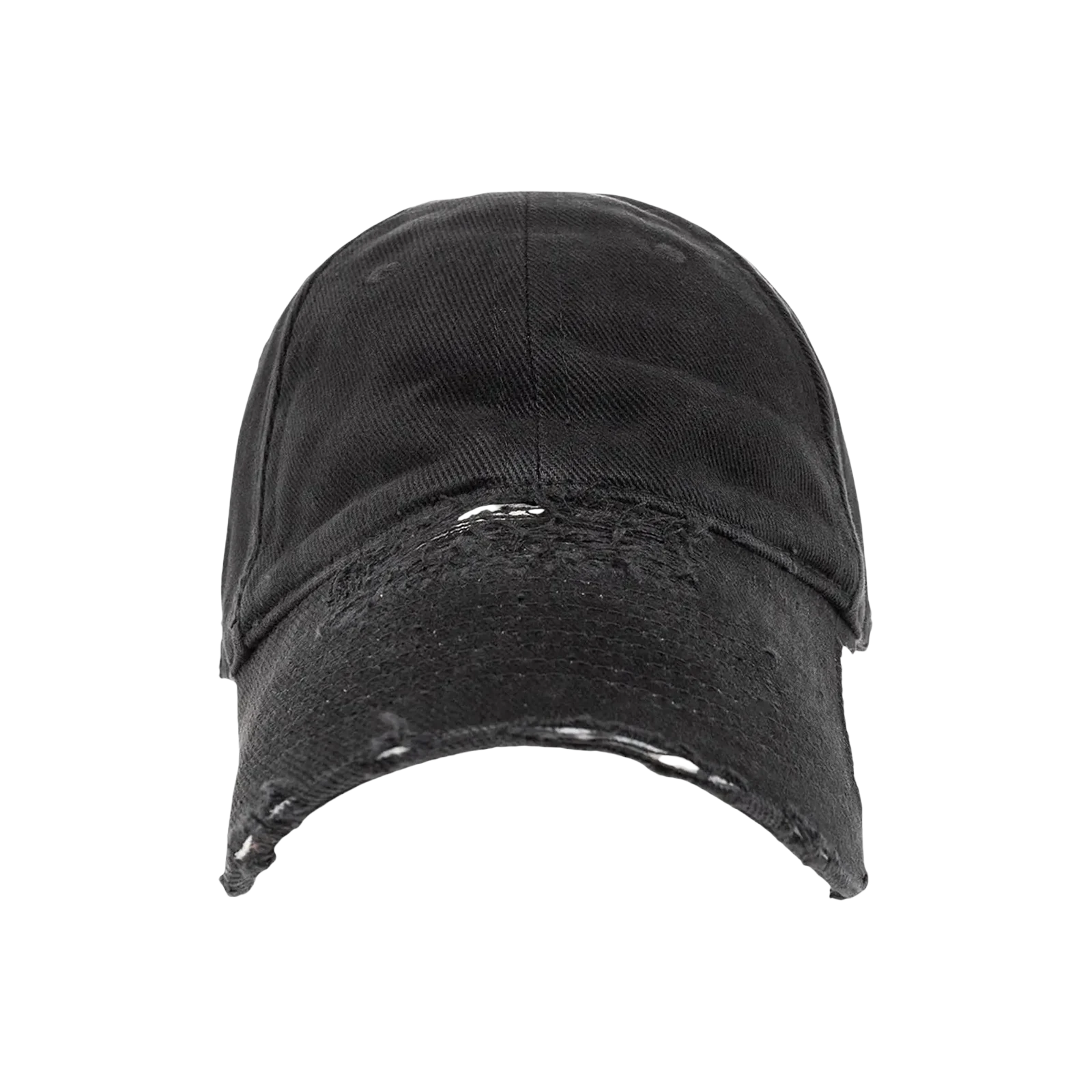 DISTRESSED BRIM CAP « BLACK/WHITE »