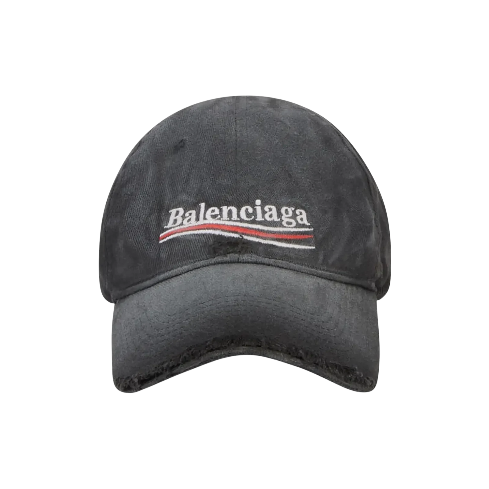 POLITICAL DESTROYED BASEBALL CAP « BLACK/WHITE »