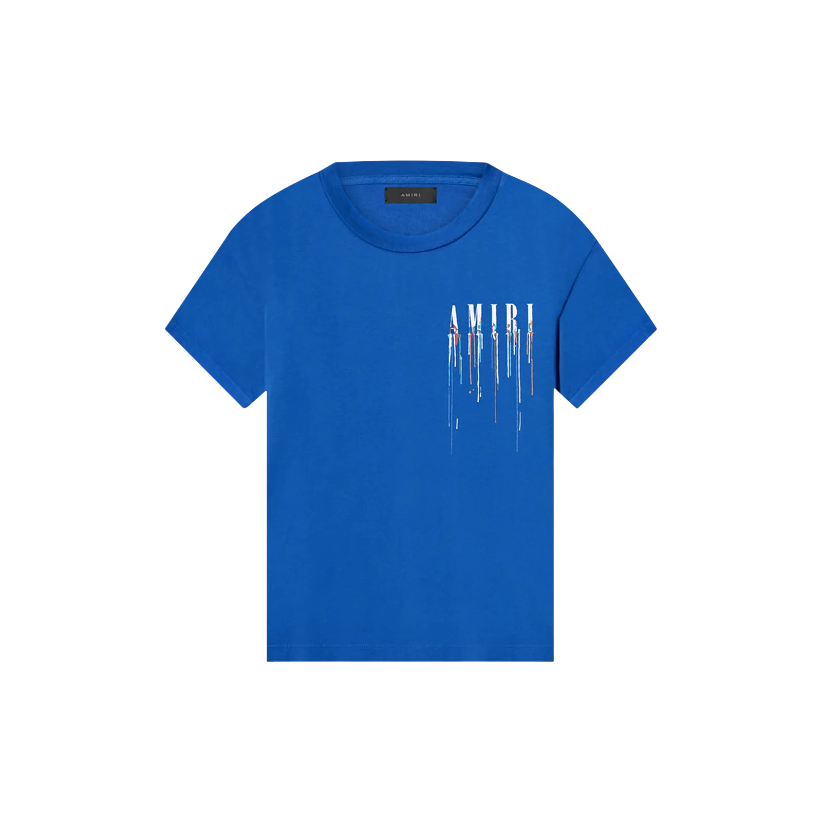 PAINT DRIP CORE LOGO TEE « BLUE/WHITE »