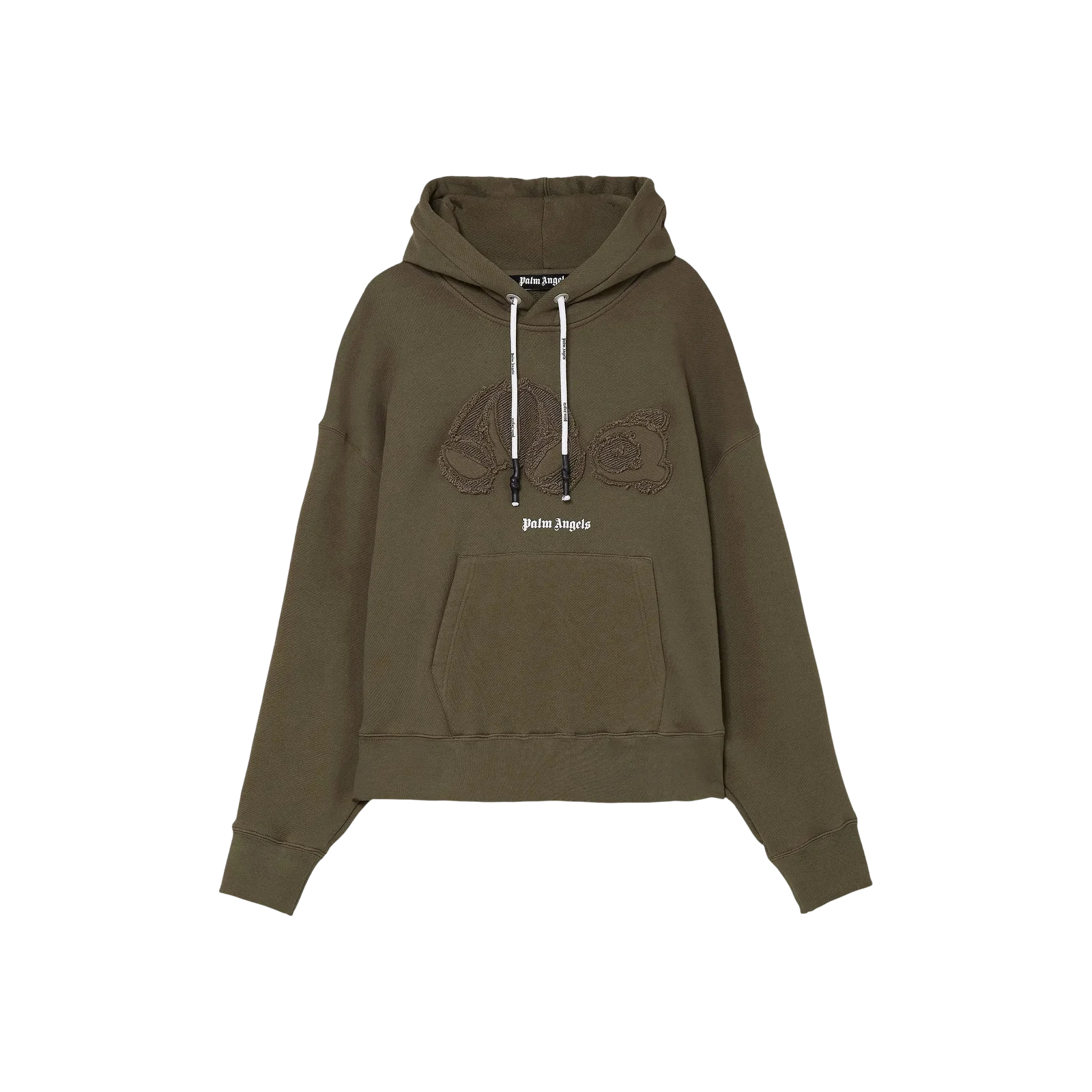 GD BEAR HOODIE « MILITARY/WHITE »