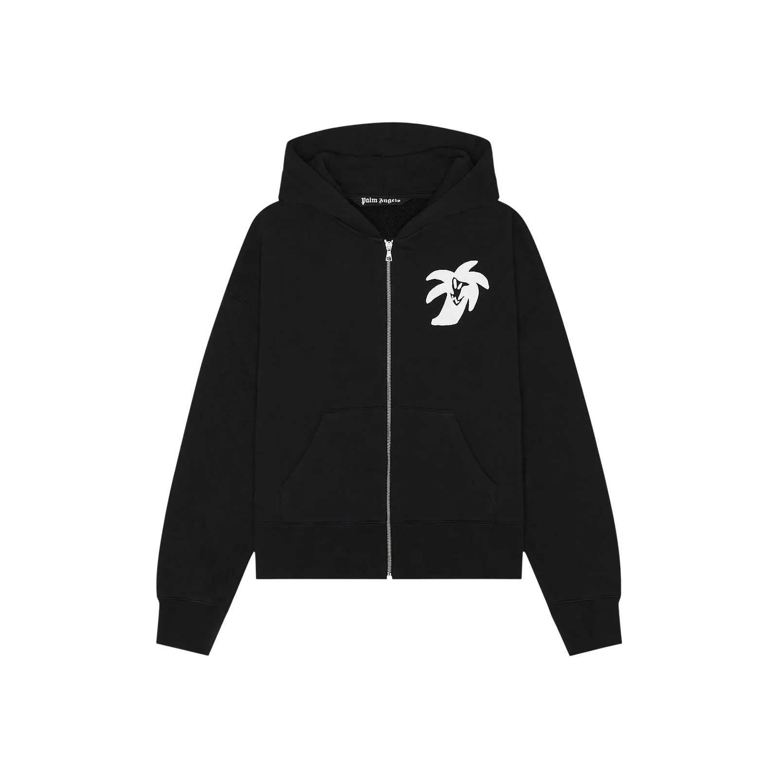 HUNTER ZIPPED HOODIE « BLACK/WHITE »
