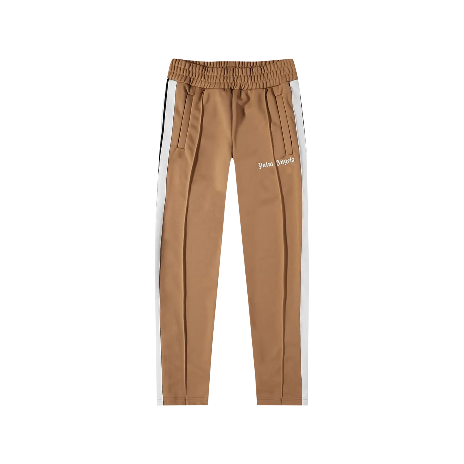 SLIM TRACK PANTS « BEIGE/WHITE »