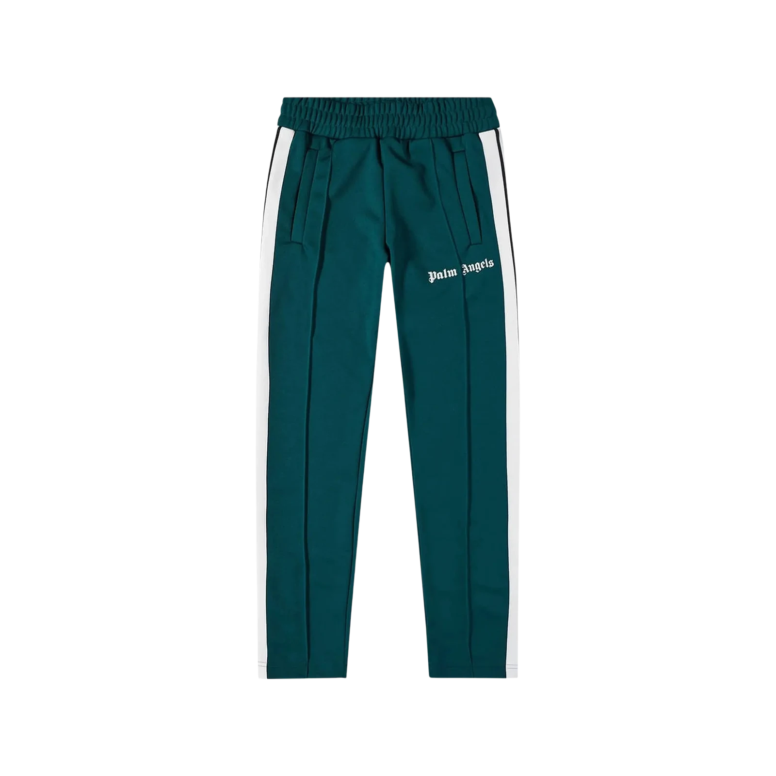 SLIM TRACK PANTS « GREEN/WHITE »