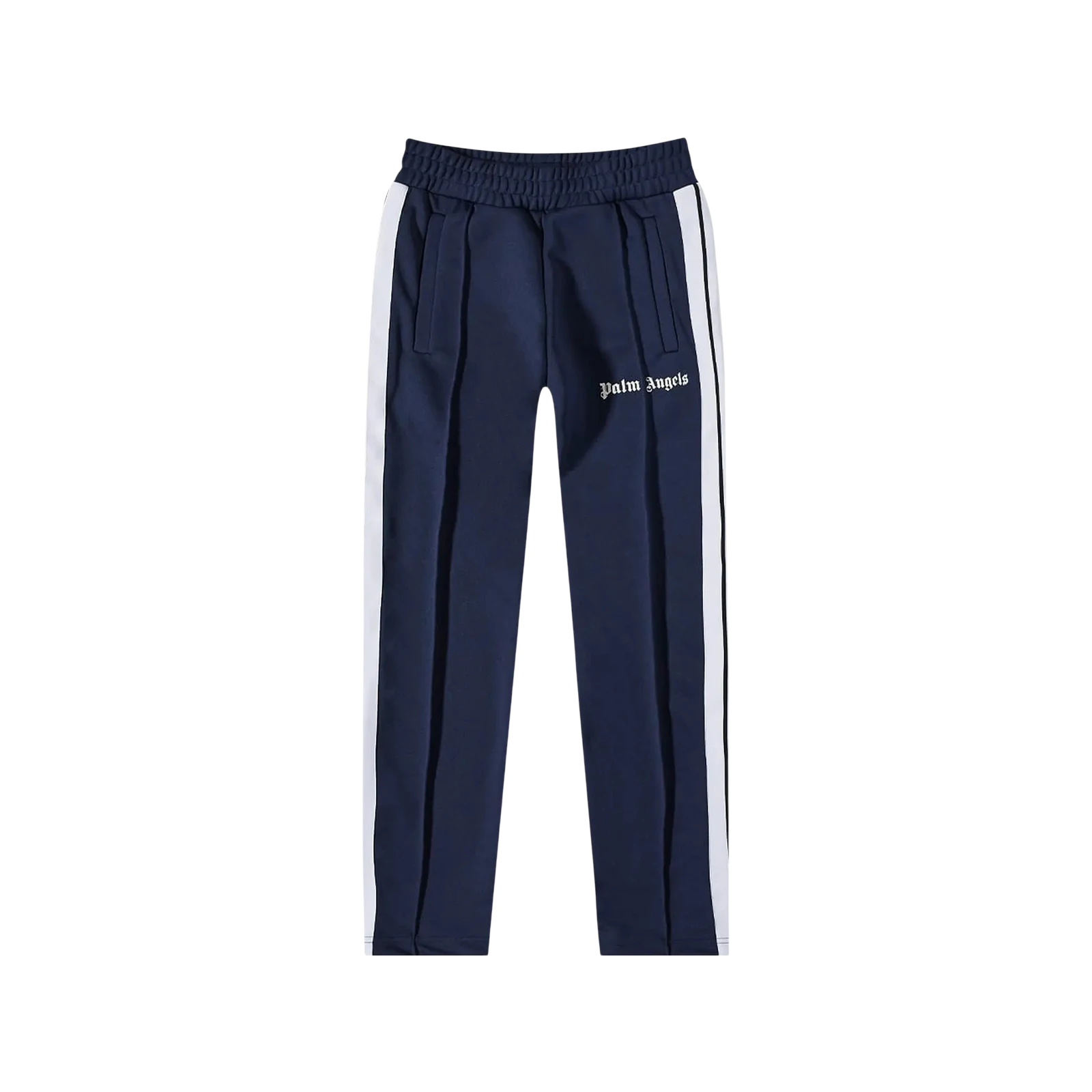 SLIM TRACK PANTS « NAVY BLUE/WHITE »