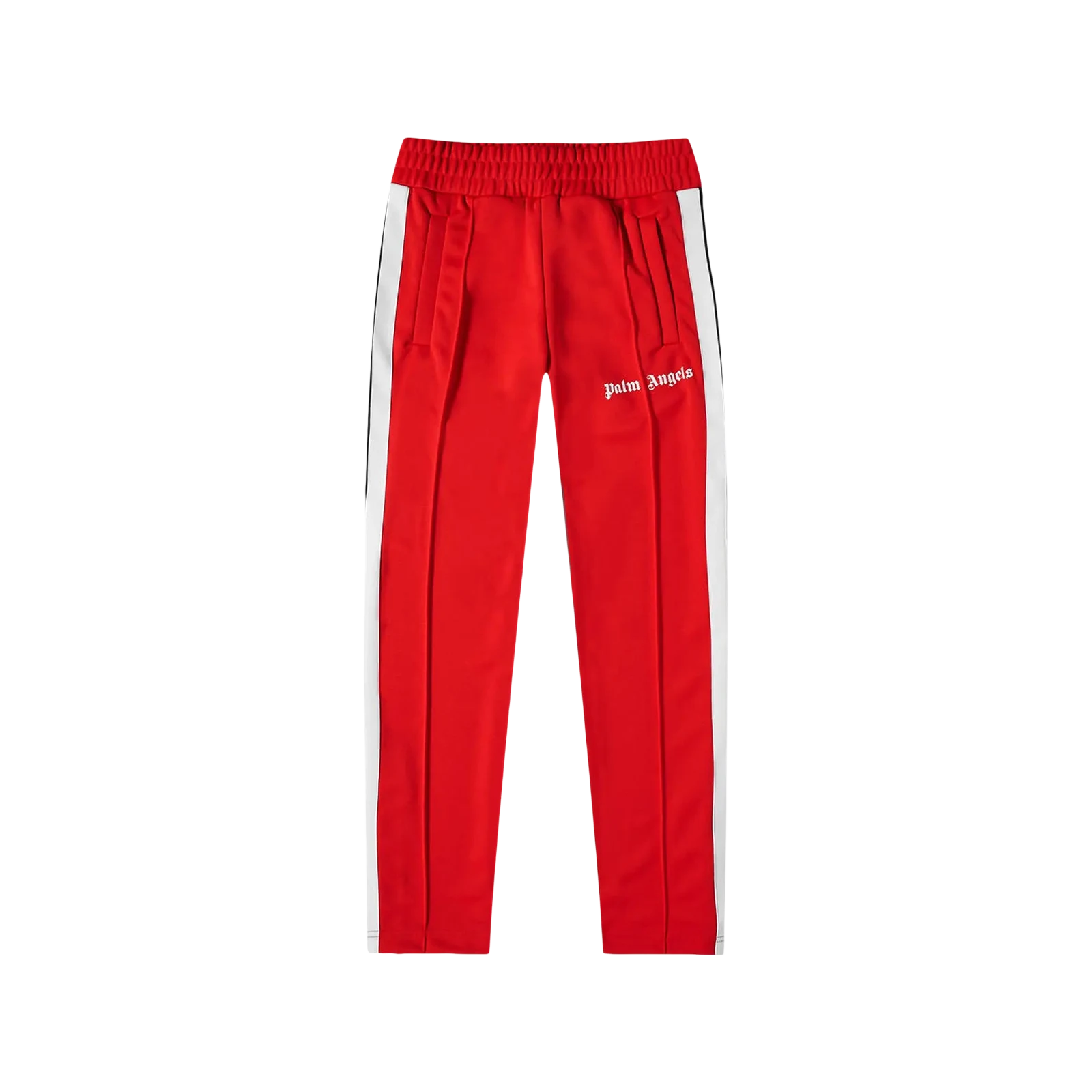 SLIM TRACK PANTS « RED/WHITE »