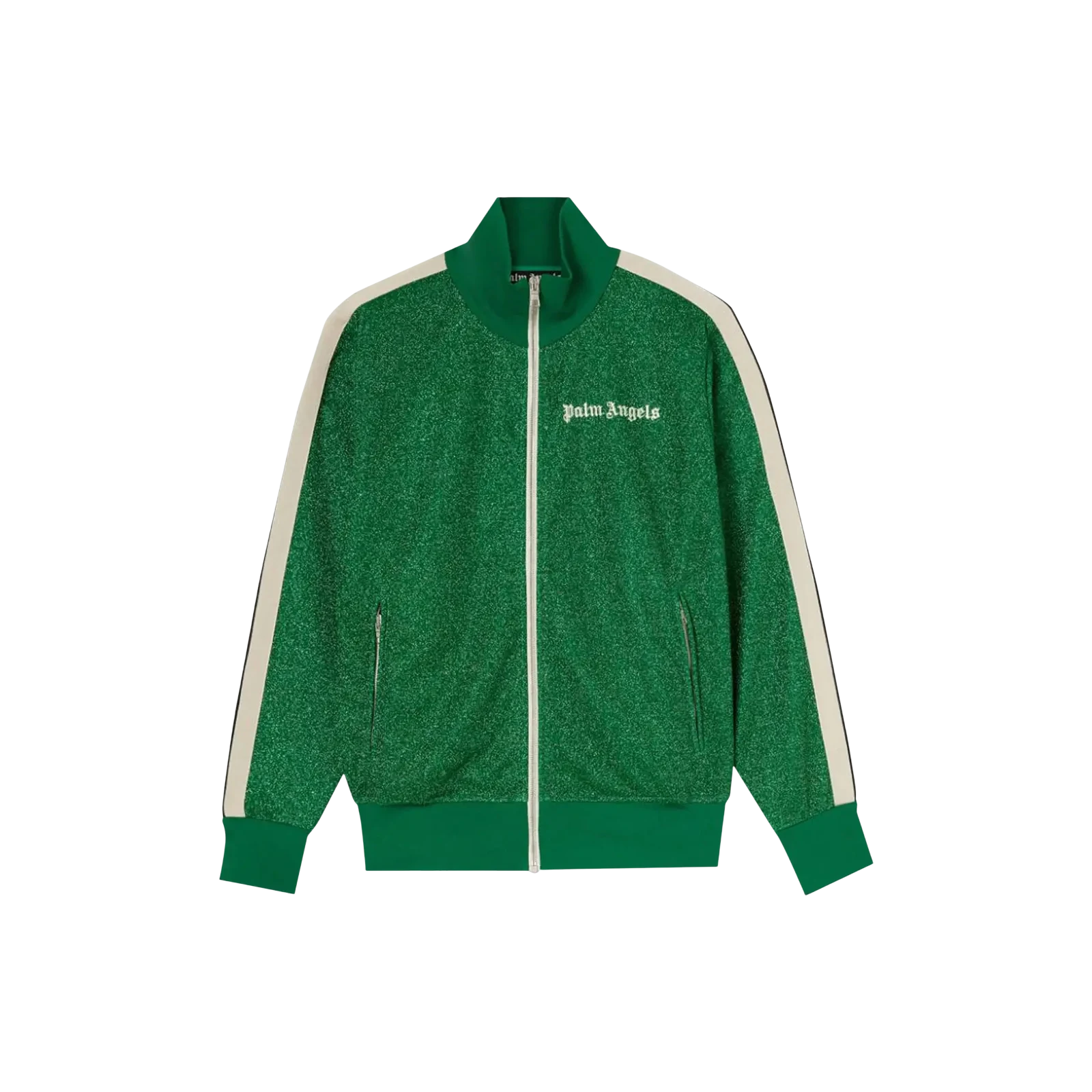 LUREX TRACK JACKET « GREEN/WHITE »