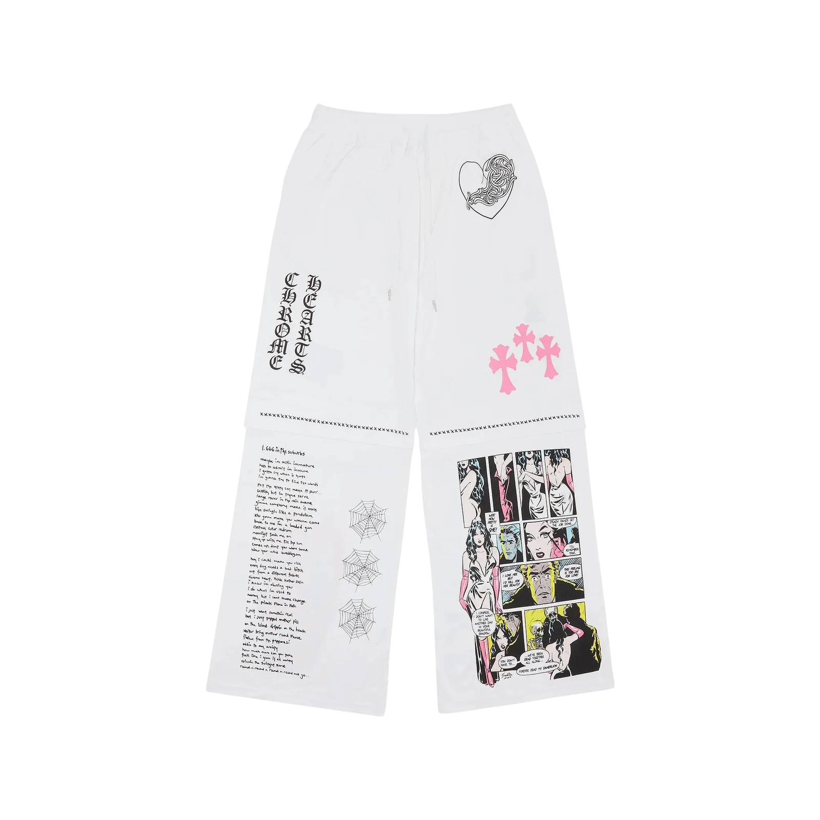 DEADLY DOLL MIAMI EXCLUSIVE SWEATPANTS « WHITE »