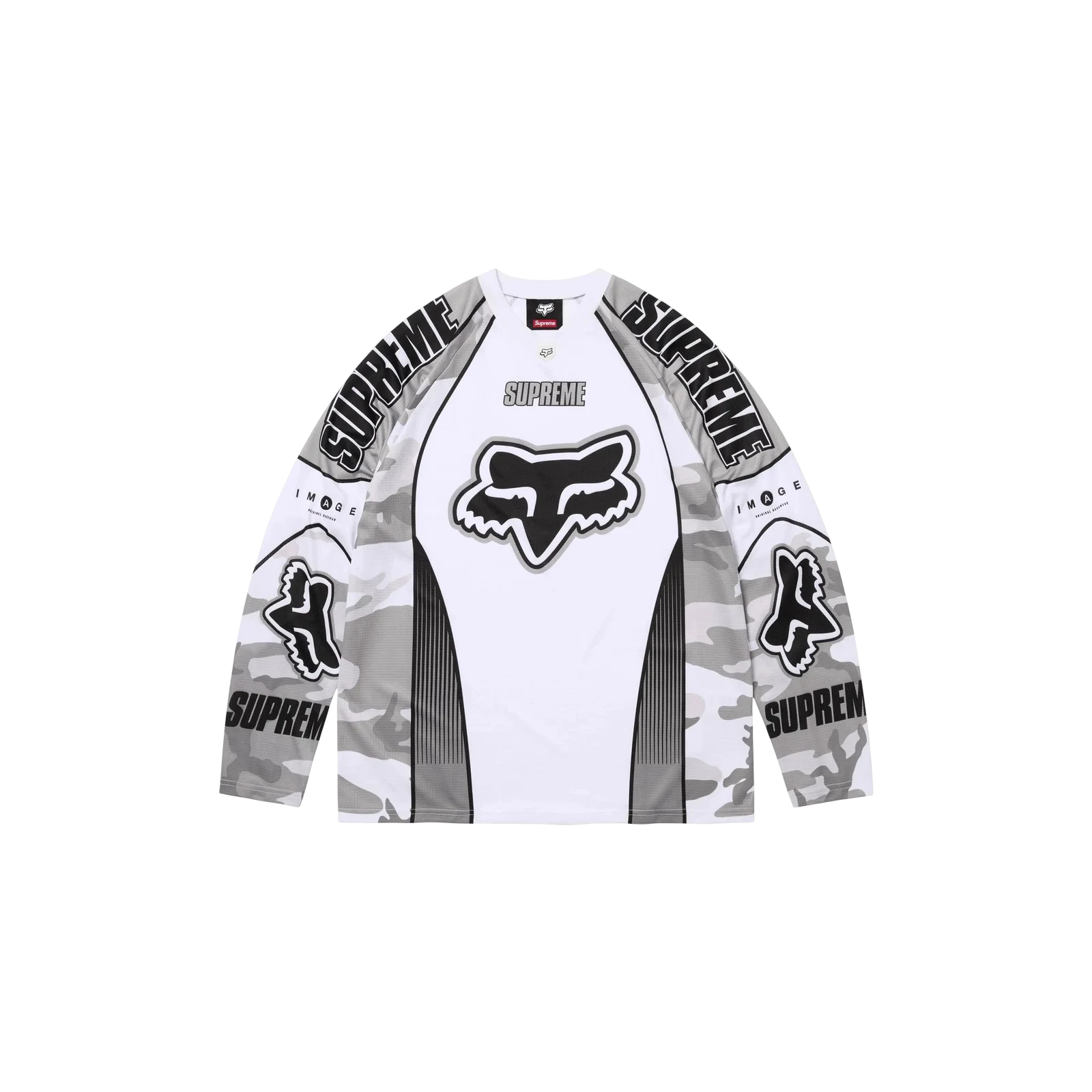 X FOX RACING DMX JERSEY « SNOW CAMO »