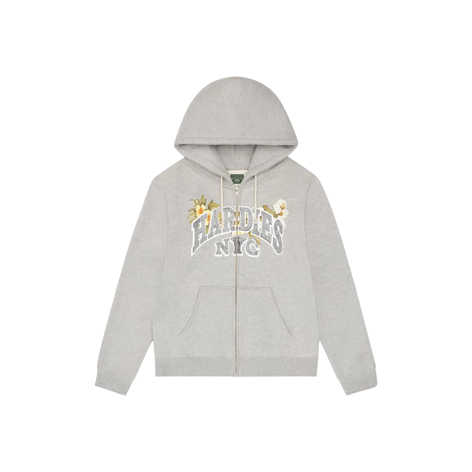 X HARDIES TEARS ZIP HOODIE « GREY »