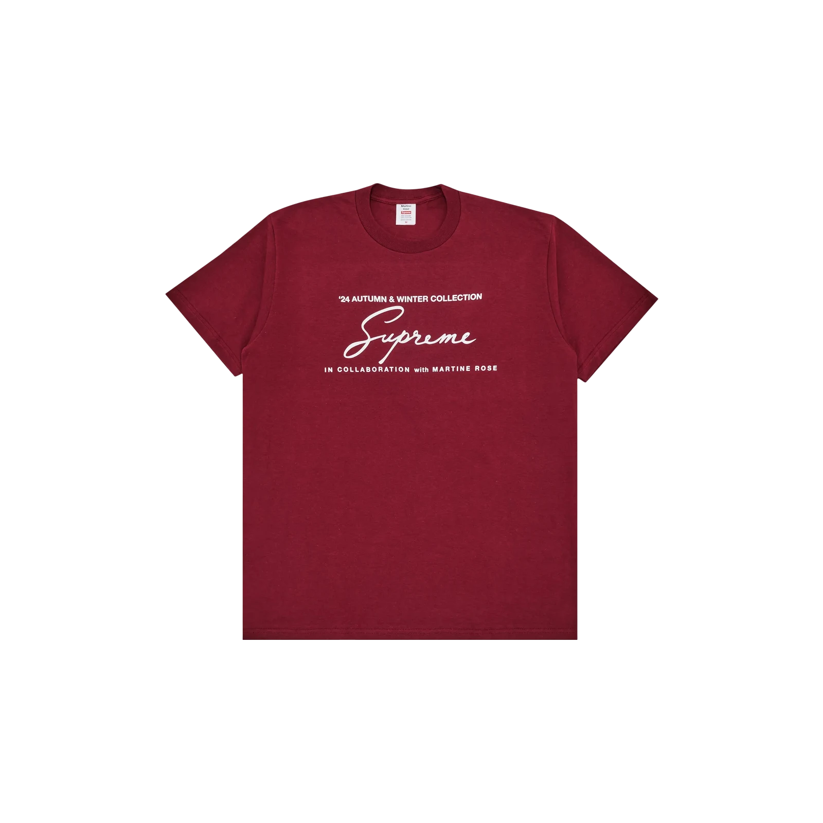 X MARTINE ROSE TEE « CARDINAL »
