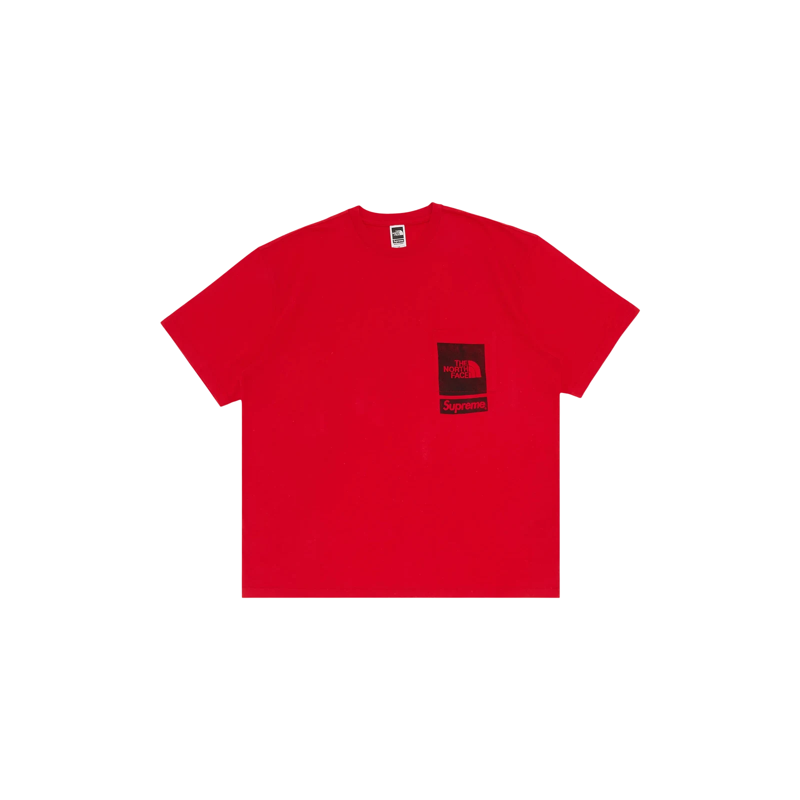 X PRINTED POCKET TEE « RED »