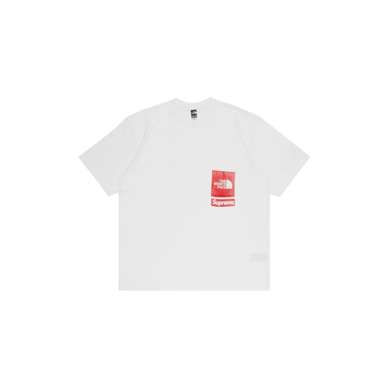 X PRINTED POCKET TEE « WHITE »