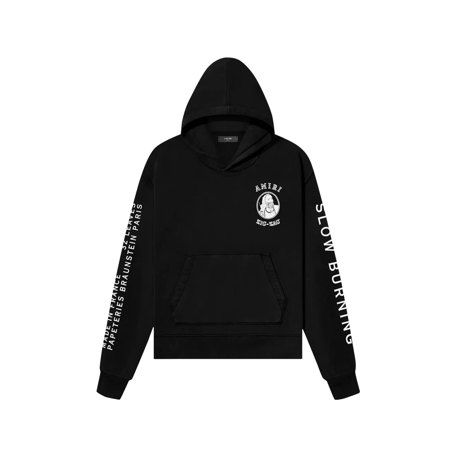 ZIG ZAG HOODIE « BLACK »